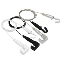 액자걸이 7자걸이(소) 벽 레일용/그림 와이어걸이, 화이트