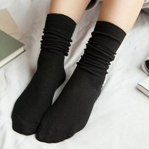 아이원더 칼라다양 베이직 골지 여성양말
