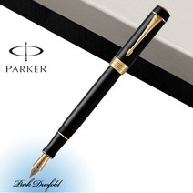 파카 듀오폴드 뉴 클래식 센테니얼 블랙 GT 만년필, F촉(보통촉), 각인있음