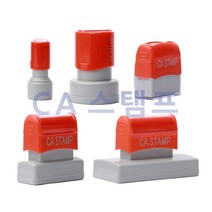 CA스탬프 만년스탬프 사업자명판, 612번.결재방(38×22mm)