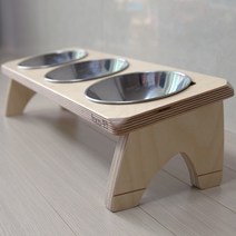 포코 자작나무 강아지 고양이 3구 높이100 식탁, 네추럴, 1개