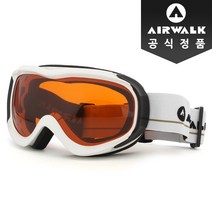 에어워크 정품 스키 보드 성인 고글 AW-1200 WT