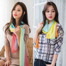 더씰 롱 믹스 여성스카프