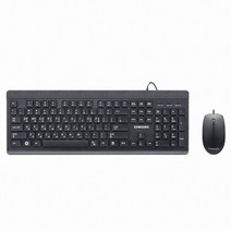 삼성전자 USB 유선 키보드 + 마우스 세트 SKP-900B, 혼합색상, 일반형
