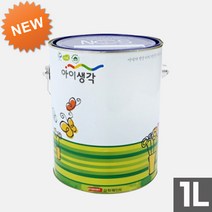 [삼화페인트] 아이생각 수성내부프로 친환경페인트 - 1L 무광, 0080D