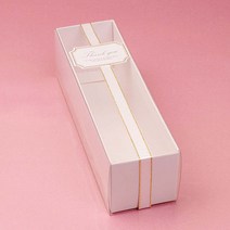 달곰베이킹 슬리브상자-화이트, 슬리브상자-화이트-소(리본스티커포함)