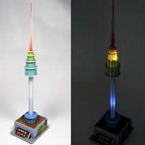 IQ EQ 쑥쑥 크래커플러스 3D 입체 종이 퍼즐 PUZZLE, 25 (LED)남산타워