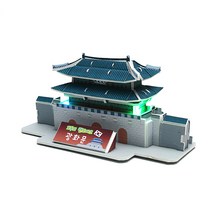 IQ EQ 쑥쑥 크래커플러스 3D 입체 종이 퍼즐 PUZZLE, 26 (LED)광화문
