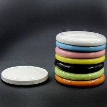 미라스 도자기 머그 뚜껑 -다양한 컬러의 도자기뚜껑, 6.도자기머그 뚜껑 그린(9.3cm)