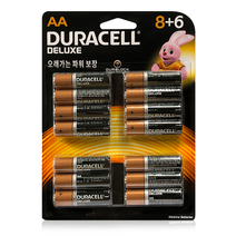 듀라셀 건전지 AA 1.5볼트 14개입, 1개