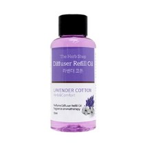 더허브샵 차량용 디퓨저 리필오일 50ml, 1개, 라벤더 코튼