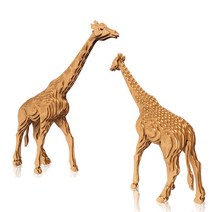 콘타모 골판지 3D 종이 입체 퍼즐 라지 Large (라지), 사파리, 기린 (Large)