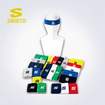 100% US COTTON SIROCCO 밴드아대, 숏_손목_2입(임의색상)