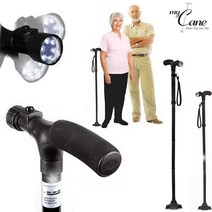 LED라이트 접이식지팡이/노인지팡이/실버지팡이/선물, 단품