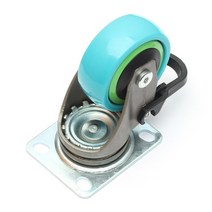 성원기업 가구용 산업용 바퀴(캐스터)모음전, 3-18) 도무스 2인치 바퀴_그린(회전+스토퍼형)