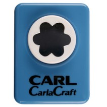 CARL 칼(CARL)모양펀치(CP-1) 93종모양(18mm) (1), 꽃모양(대)Vinca-C