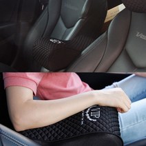 뉴 SM5 임프레션 VIP 고품격 메모리폼 팔쿠션/팔걸이쿠션/자동차팔쿠션, 팔쿠션_블랙