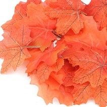 조화 낙엽 가을 단풍잎 나뭇잎 인조나무 (14) 8cm 24장 세트
