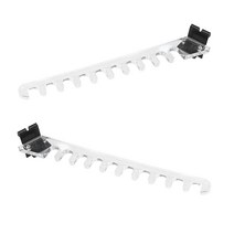 메쉬망 10홀 골프채걸이 블랙/망후크 망걸이 철망 진열부속, 투명-좌측홀