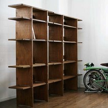 JWK 토파즈 브라운 일파만파 원목 북선반 책장 거실장 유닛, 토파즈브라운1200선반다리높이7cm1단