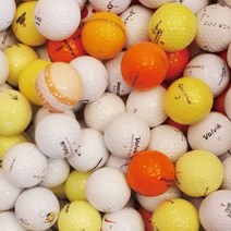 인기브랜드 혼합로스트볼 10알 x 10봉지 100알, A등급 화이트, 100개