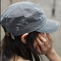 빈티지 스크래치데미지 군모