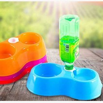 비에스 애견용품 반려견 급수 급식기 2way, 자주, 1개