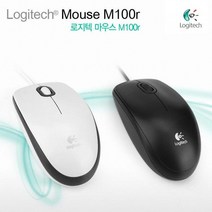 로지텍 USB 마우스 (m100r) (택1) 유선마우스/마우스추천/무선마우스/트랙볼마우스/펜마우스/프리젠터추천/서든마우스/게임마우스/마우스추천/게이밍마우스패드, 단일 모델명/품번