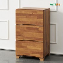 케미에르 멀바우 3단 서랍장 KMR-112