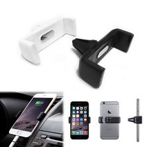 토리몰 자동차 송풍구 스마트폰 거치대, 송풍구 거치대_블랙, 1개
