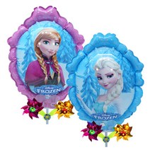 스마일컴퍼니 캐릭터 바람개비 막대풍선, 겨울왕국 막대풍선(양면)