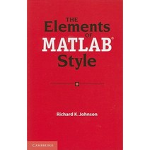 The Elements of MATLAB Style Paperback, Cambridge University Press