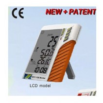 탁상용 실내공기질측정기(VOC측정기 온습도계)MIC98113, 1개