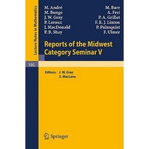 Reports of the Midwest Category Seminar V Paperback, Springer