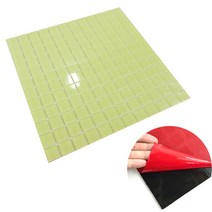 중앙데코 접착식 모자이크타일 스티커, 56.글라스 23mm 단색샤인라이트옐로우 (스티커)