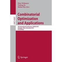 Combinatorial Optimization and Applications: 7th International Conference Cocoa 2013 Chengdu China December 12-14 2013 Proceedings Paperback, Springer