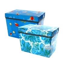 리빙월드 스티로폼아이스박스6호(업소용아이스박스 29L), 야자수, 29L