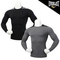 에버라스트 남성용 남녀공용 테크핏 긴팔 언더레이어 E-963U 헬스복 운동복 2종 택1