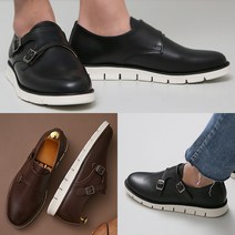 댄디플레이스 스테디라인 캐주얼 더블 몽크스트랩 남자 구두