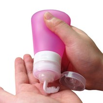 마마미 실리콘 화장품 용기 공병 라벨 튜브용기, 1병, 블루-37ml