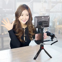 오토케 프리티BJ 패키지 개인방송장비 스마트폰촬영 룩스패드22H BY-PVM50 가성비 세트, 프리티BJ (삼각대 그레이)