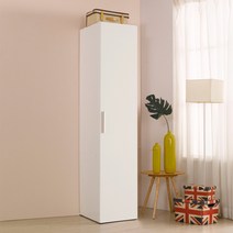 빅로드가구 프라임 옷장 시리즈, 1) 틈새 이불장_화이트