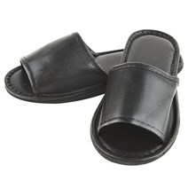 하루이슬리퍼 하루이 인조가죽 슬리퍼 M, 인조가죽-M-검정, 1개
