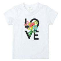 쥬스토리 가족티 반팔 플라워러브