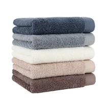 [송월타월] 호텔타올 앤티크 180g 10매 40수(코마사), 블루그레이