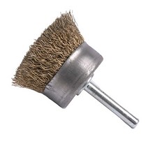 국산 미니 컵브러쉬 2인치 종형 철브러쉬 드릴브러쉬 컵부러쉬 파워 카본