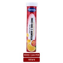 한잘발포비타민 (비타민C500+아연), 82g, 5개