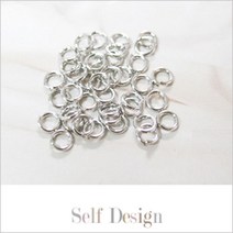 라핸즈 실버컬러 고리연결O링 0.4cm 40개