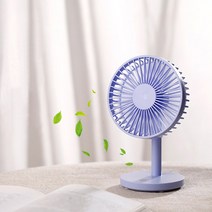 더숨 FAN S2 탁상용 미니 선풍기, 블루, 선풍기FAN S2