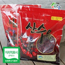 산수려 인증 지리산 구례 건산수유 500g, 1팩